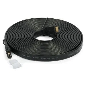 20 meter HDMI Cable Flat - Black 4k Supported