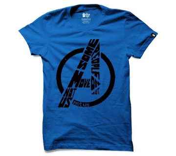 Avengers Sky Blue Gents Summer T-Shirt-