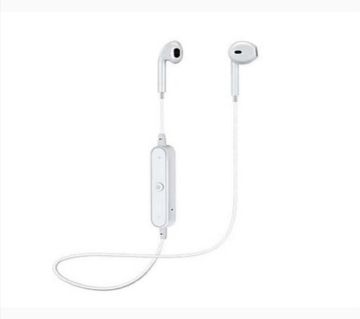 S6 warless Bluetooth headset -white color