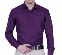 Full Sleeve Solid Navy Blue Colour Shirt For Man.
