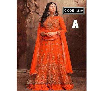 Designer Unstitched Georgette Georgette Gown 