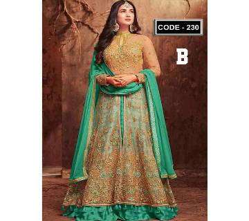 Designer Unstitched Georgette Georgette Gown 