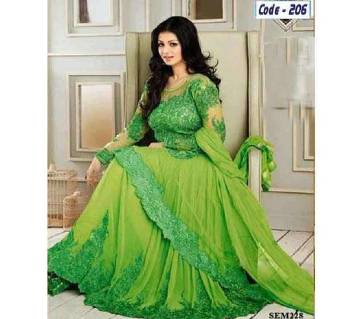 Designer Unstitched Georgette Georgette Gown 
