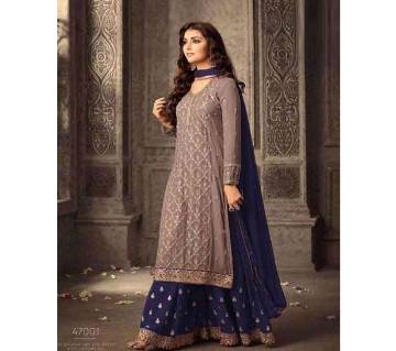 Designer Unstitched Georgette Three Piece