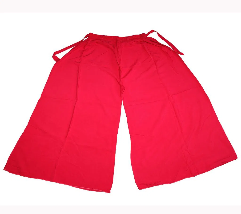 Linen Skirt Palazzo for Women - Red (B011)