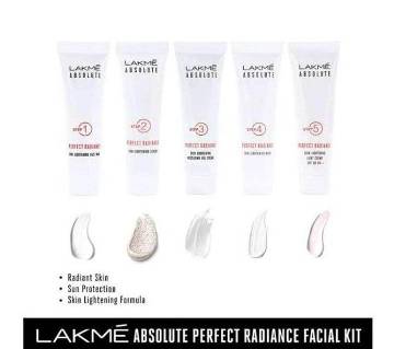 Lakme ABSOLUTE PERFECT RADIANCE FACIAL KIT-5 X 8 GM-India 