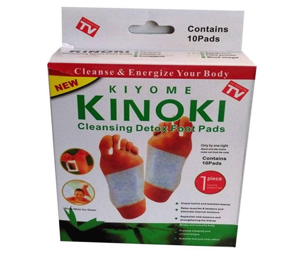 Kinoki Cleansing ডিটক্স ফুট প্যাড - 10 Pads বাংলাদেশ - 917433