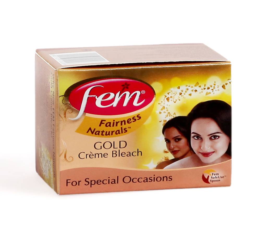 FEM GOLD BLEACH ক্রিম 8gm (2pes) India বাংলাদেশ - 877398