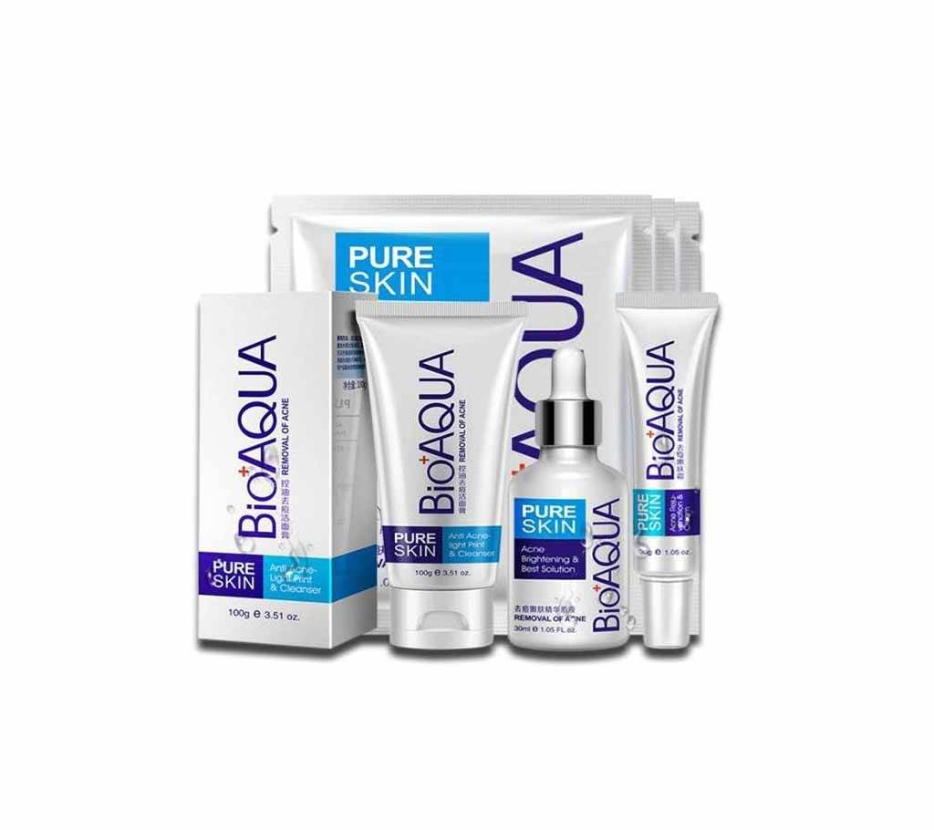 Authentic Bioaqua Pure Skin Acne স্কিন কেয়ার সেট Treatment 100g UK বাংলাদেশ - 733920