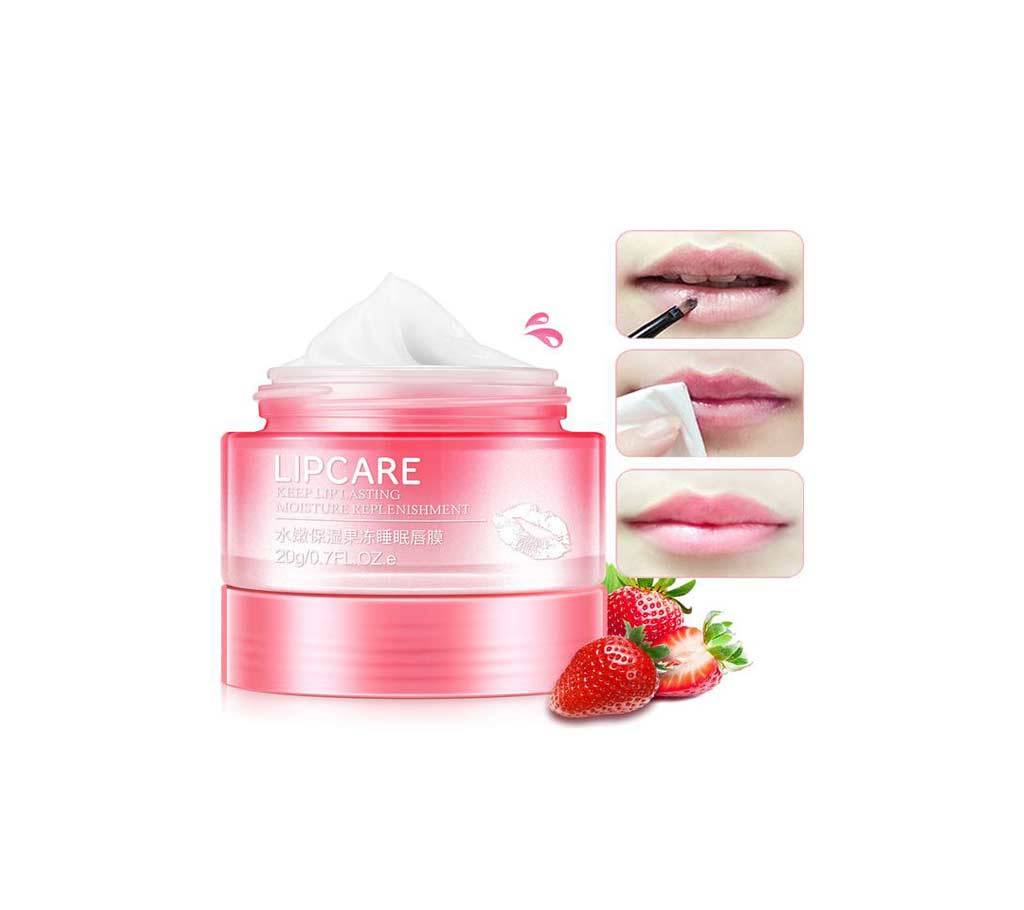 BIOAQUA Strawberry Lip Sleeping Mask Exfoliator Lips Balm 20g China বাংলাদেশ - 734786