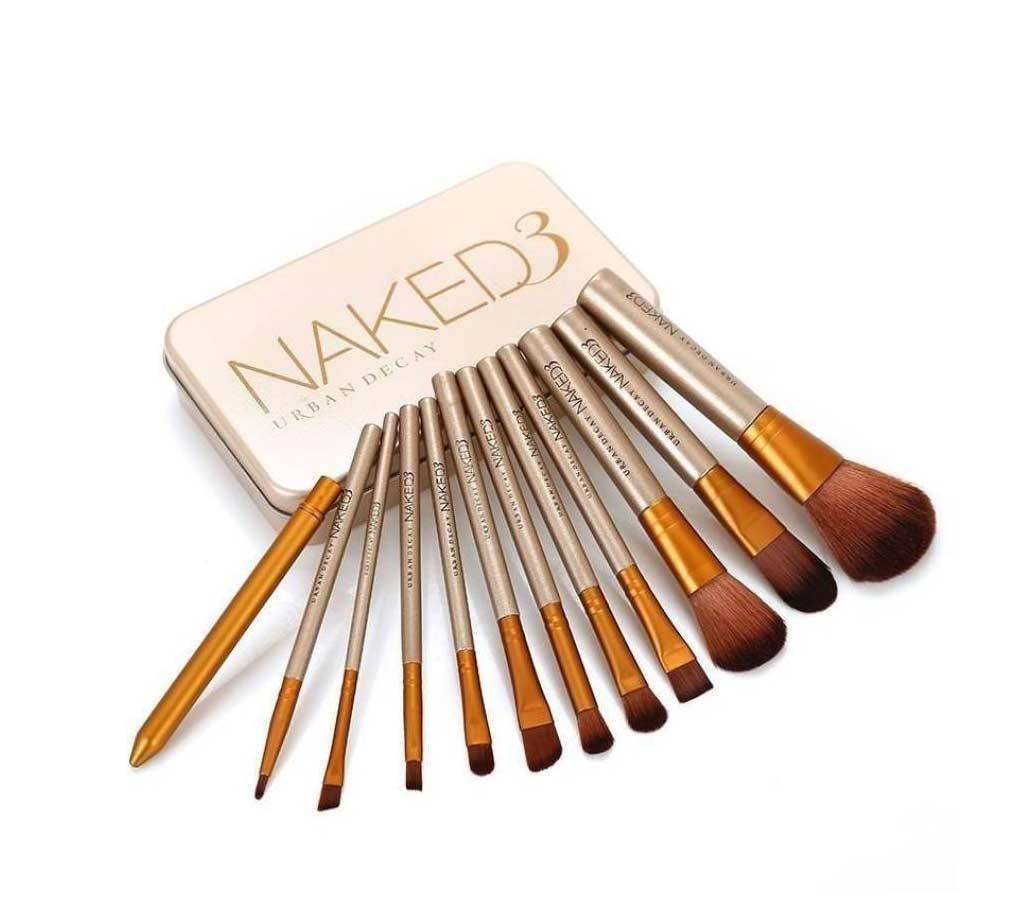 Naked3 Makeup ব্রাশ সেট  (Pack of 12) UK বাংলাদেশ - 738963