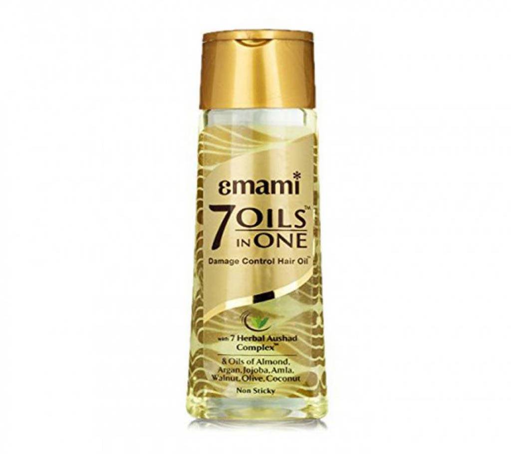 Emami 7 Oils in One ড্যামেজ কন্ট্রোল হেয়ার অয়েল - 100ml - India বাংলাদেশ - 925335