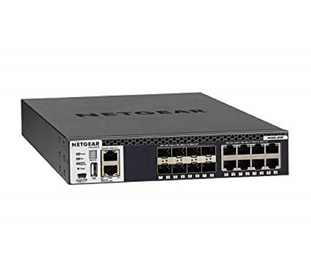 8-Port 10G Fiber & 8-Port 10G Ethernet L3 Stackable Managed Switch Lifetime Warranty বাংলাদেশ - 751199