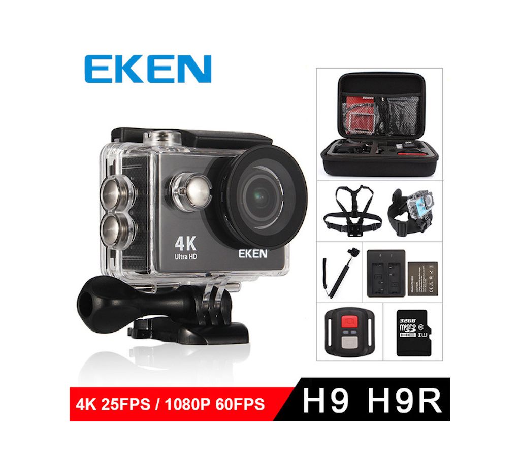 Eken H9R - 4K Wifi অ্যাকশন ক্যামেরা উইথ রিমোট বাংলাদেশ - 1099725