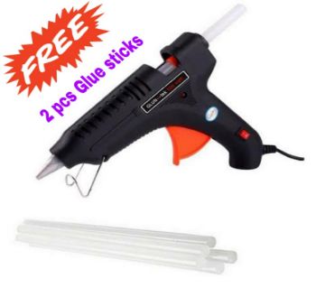 Electric glue gun with 2 glue sticks Free