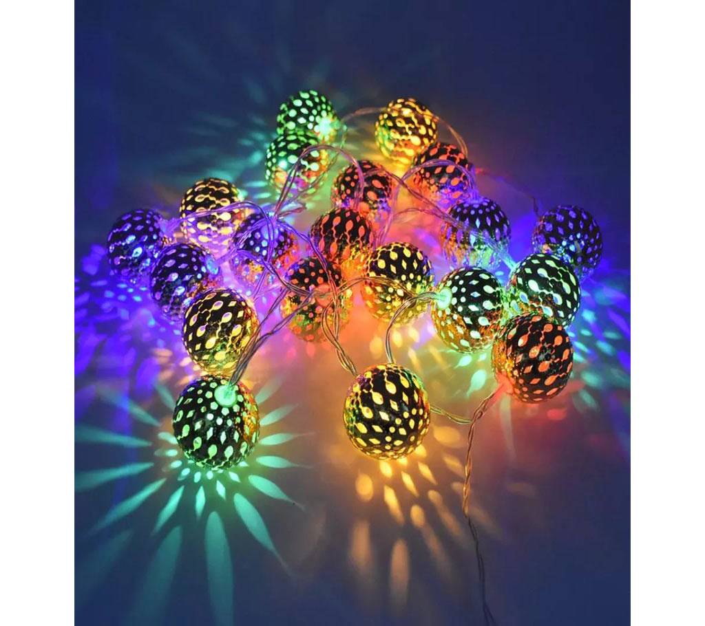 মেটাল বল স্ট্রিং লাইট - Fairy lights 20pcs string lights বাংলাদেশ - 1120350