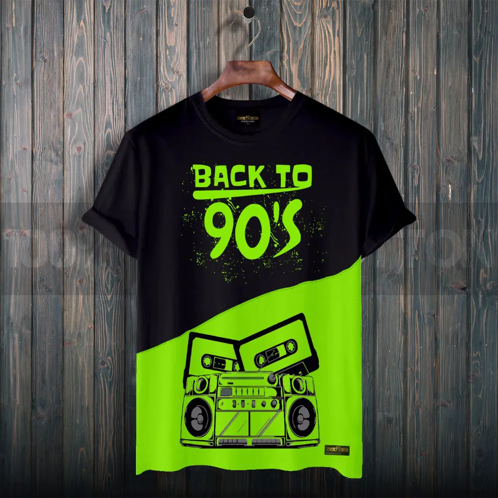 Back to 90s Cotton Half Sleeve T-shirt 