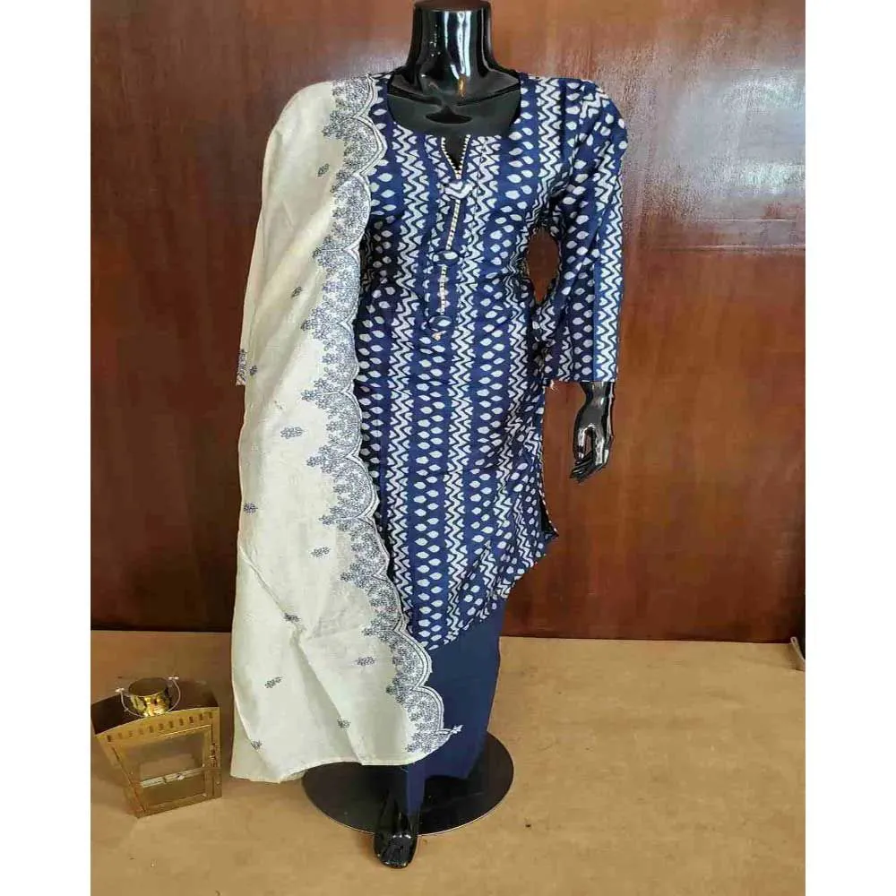 Unstitched Delhi Boutique Silk Dress