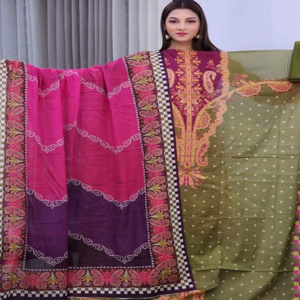 Pakistani Brand Digital Printed Lawn Unstitched 3Piece