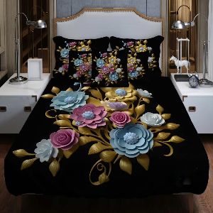 3D Bed Sheet Set (4 Pieces)