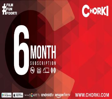 HALF YEARLY (4 Device, 1 Stream) CHORKI Subscription - 13% Discount Offer!