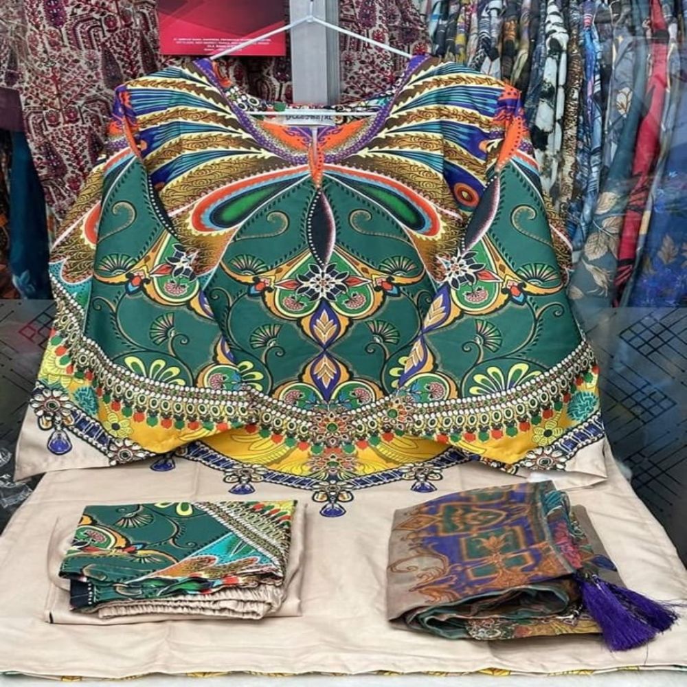 Dubai Silk Digital print