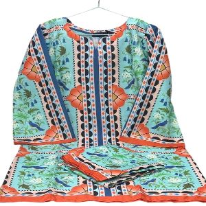 Stitched Best Quality Dubai Silk Co-Ord Set