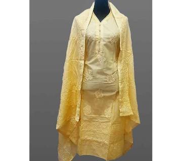 Unstitched Cotton Salwar kameez for women 