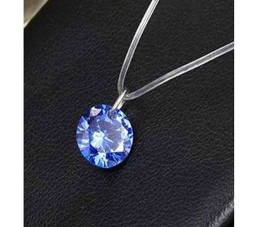 Blue zircone pendant Necklaces