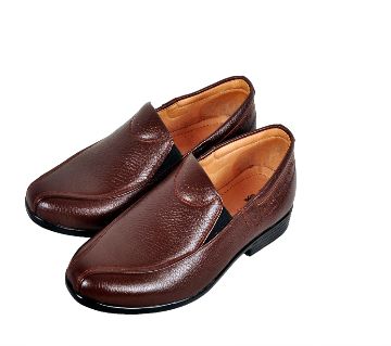 Mens Causal Loafer-Coffee Color