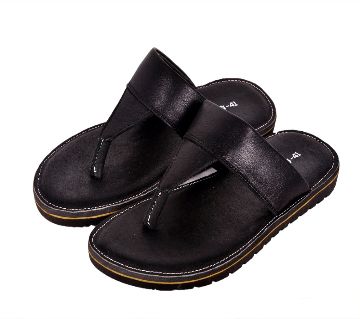 Mens Sandal-Black Color