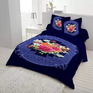 King Size Cotton Bedcover and Pillow covers