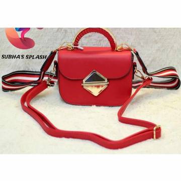 Artificial Leather Ladies Hand Bag