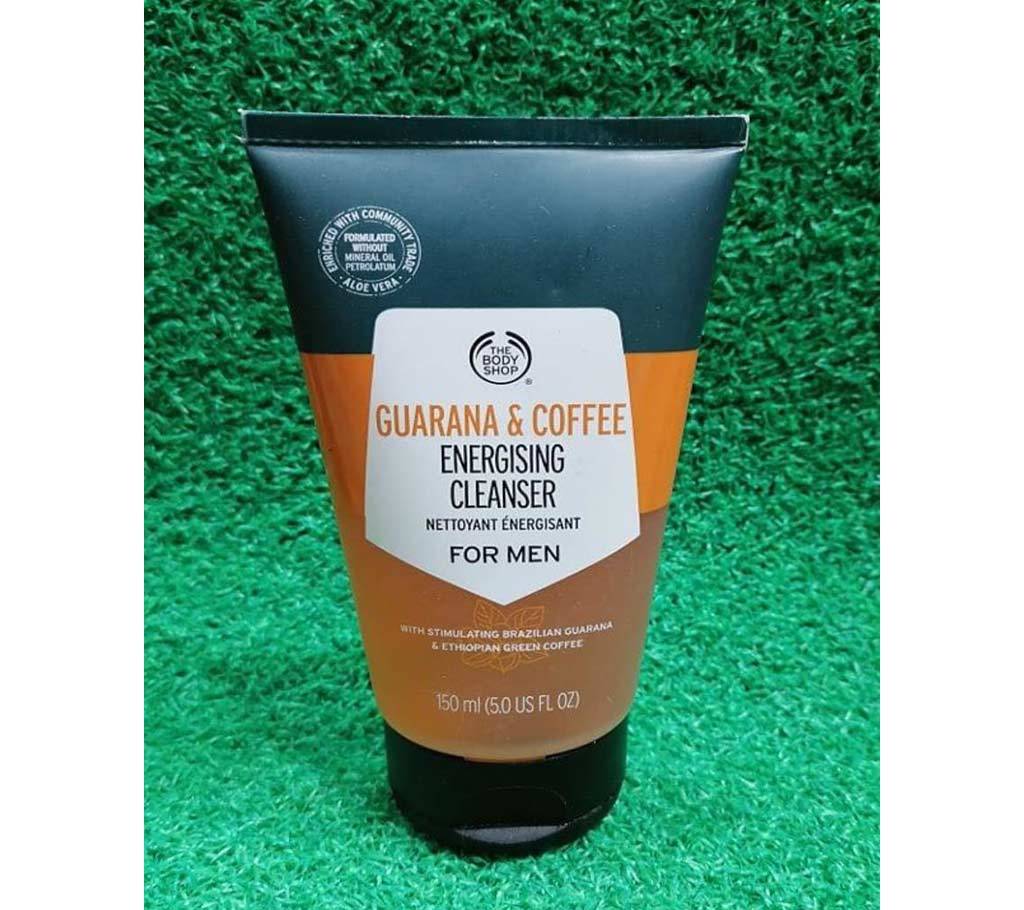 The body shop Guarana & Coffee Energising মেনস ফেস ওয়াশ 150 ml-USA বাংলাদেশ - 1121454
