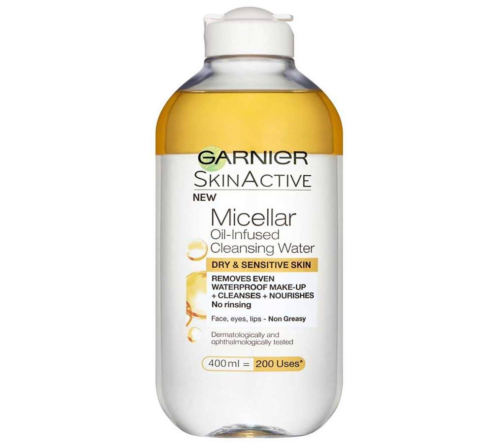 Garnier -Skin Naturals Micellar অয়েল ইনফিউজড ওয়াটার– 400ml-UK বাংলাদেশ - 1128414