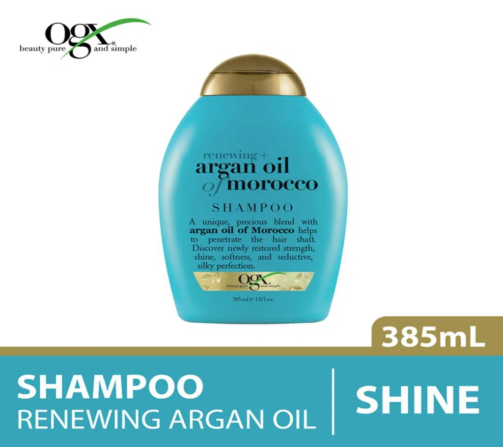 OGX Renewing Moroccan Argan Oil Shampoo - 385 ml-UK