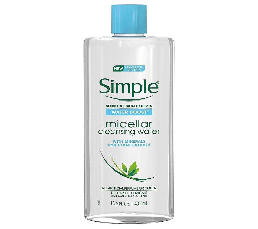Simple – Sensitive Skin Experts ওয়াটার বুস্ট Micellar ক্লিনসিং ওয়াটার – 400ml-France বাংলাদেশ - 1128501
