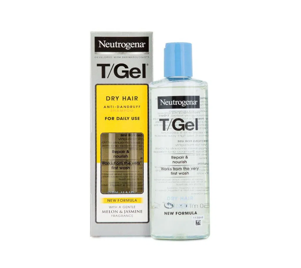 Neutrogena T/Gel Dry Hair Anti-Dandruff Shampoo For Daily Use 125ml-USA