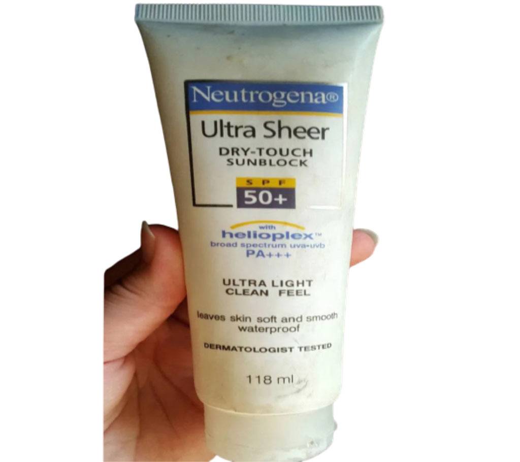 Neutrogena ultra sheer Dry touch সানব্লক SPF 50+ 118 ml-USA বাংলাদেশ - 1165528