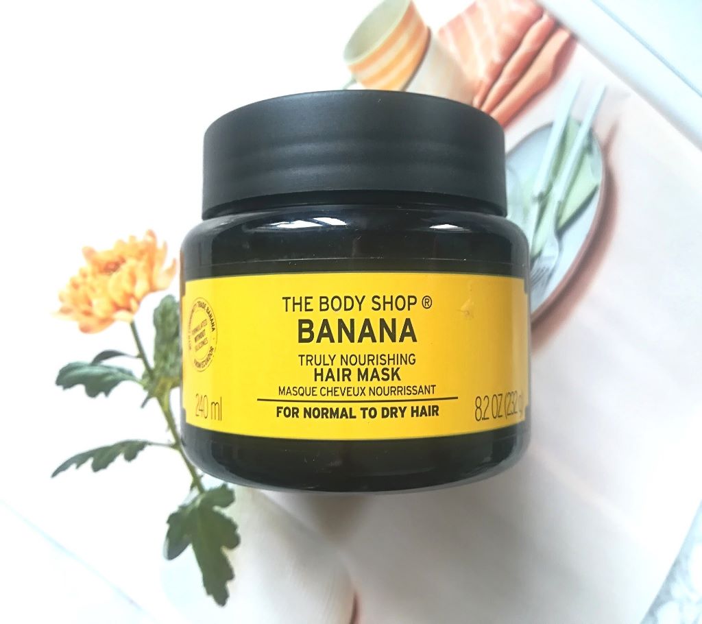 The Body Shop Banana Truly নউরিশিং হেয়ার মাস্ক 240 ml-UK বাংলাদেশ - 1134394