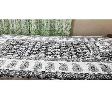 Cotton Bed Sheet With Two Pillow Cover 