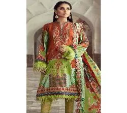 Digital Printed Jacquard Embroidered Unstiched/MJ07