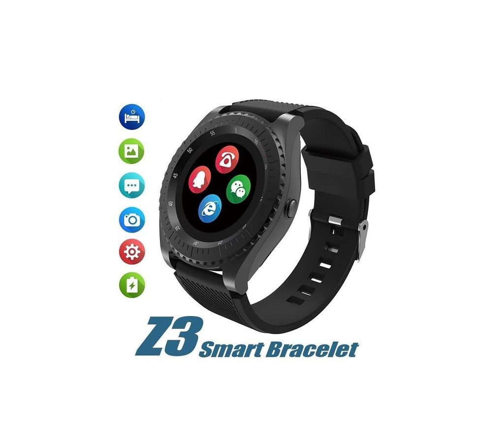 Z3  স্মার্ট ওয়াচ Sim Supported And Bluetooth বাংলাদেশ - 1119269