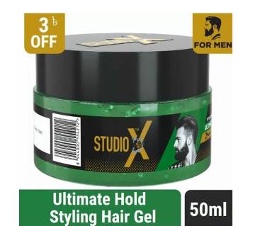 Studio X Ultimate Hold Hair Gel 50ml - ASD - 66- 7MARICO-310501