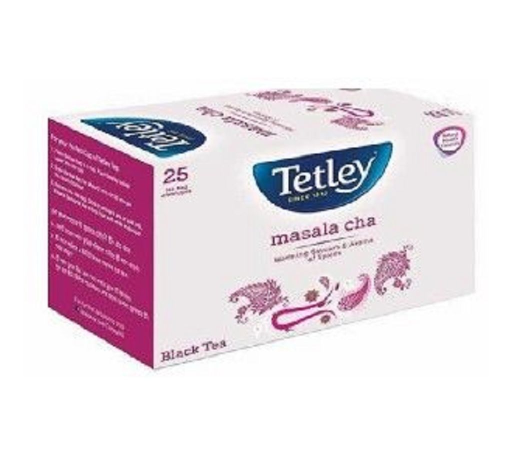 Tetley Flavour Tea Bag - Masala - 25pcs/50g - HGJ - 05 - 7ACI-302310 বাংলাদেশ - 1126076