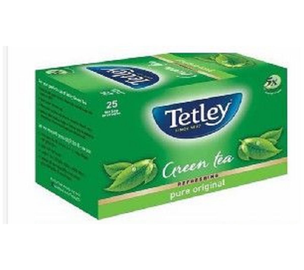Tetley Green Tea Bag - Regular - 25pcs/37.5g - HGJ - 03 - 7ACI-302308 বাংলাদেশ - 1126079