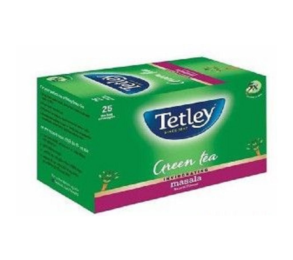 Tetley Green Tea Bag - Masala - 25pcs/37.5g - HGJ - 02 - 7ACI-302307 বাংলাদেশ - 1126081