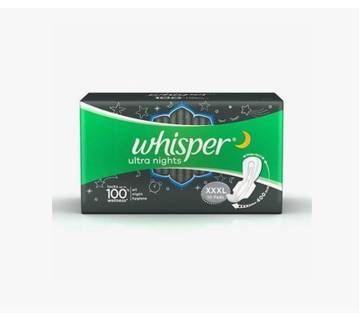 Whisper Ultra Night স্যানিটারি ন্যাপকিন - 1 pack