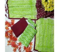Bexi Voil Leach Vegetable Batik (Natural Dry) Three Piece For Women-26