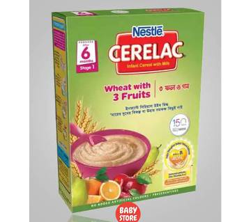 Nestlé Cerelac BIB- Wheat - 3 Fruits - 400g